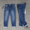Stone Island Embroidered Compass Logo Washed Denim Jeans