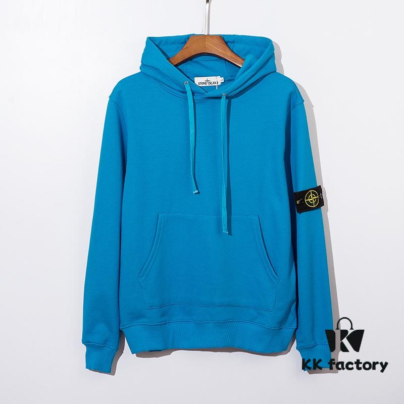 Stone Island 20 Autumn/Winter New Arrival Basic Classic Arm Badge Terry Hoodie