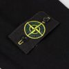 Stone Island Zip-Up Hooded Sweatshirt Jacket with Panelled Sleeves for Enhanced Mobility, Soft and Comfortable Fabric, Available in Black, White, Yellow