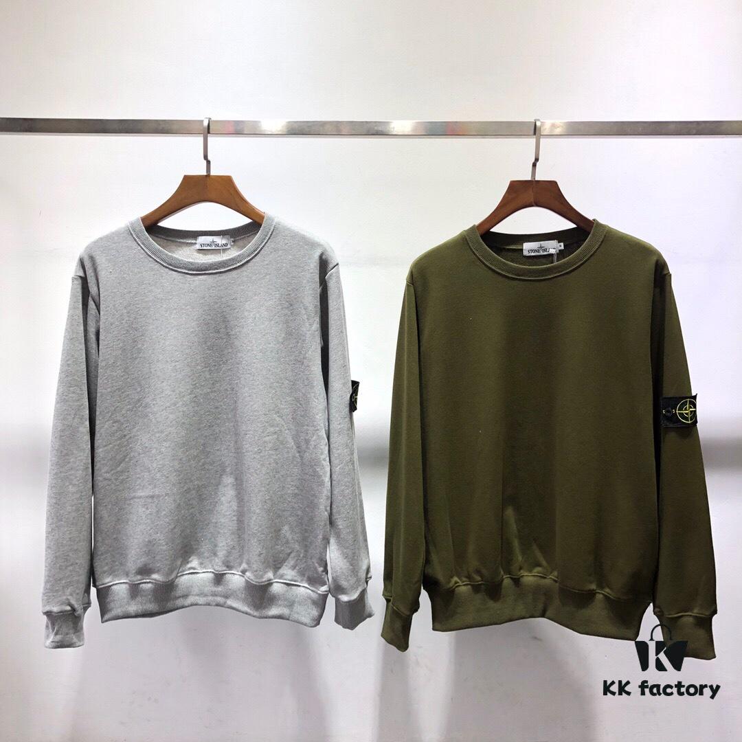 Stone Island 19 Fall/Winter Basic Compass Patch Terry Hoodie