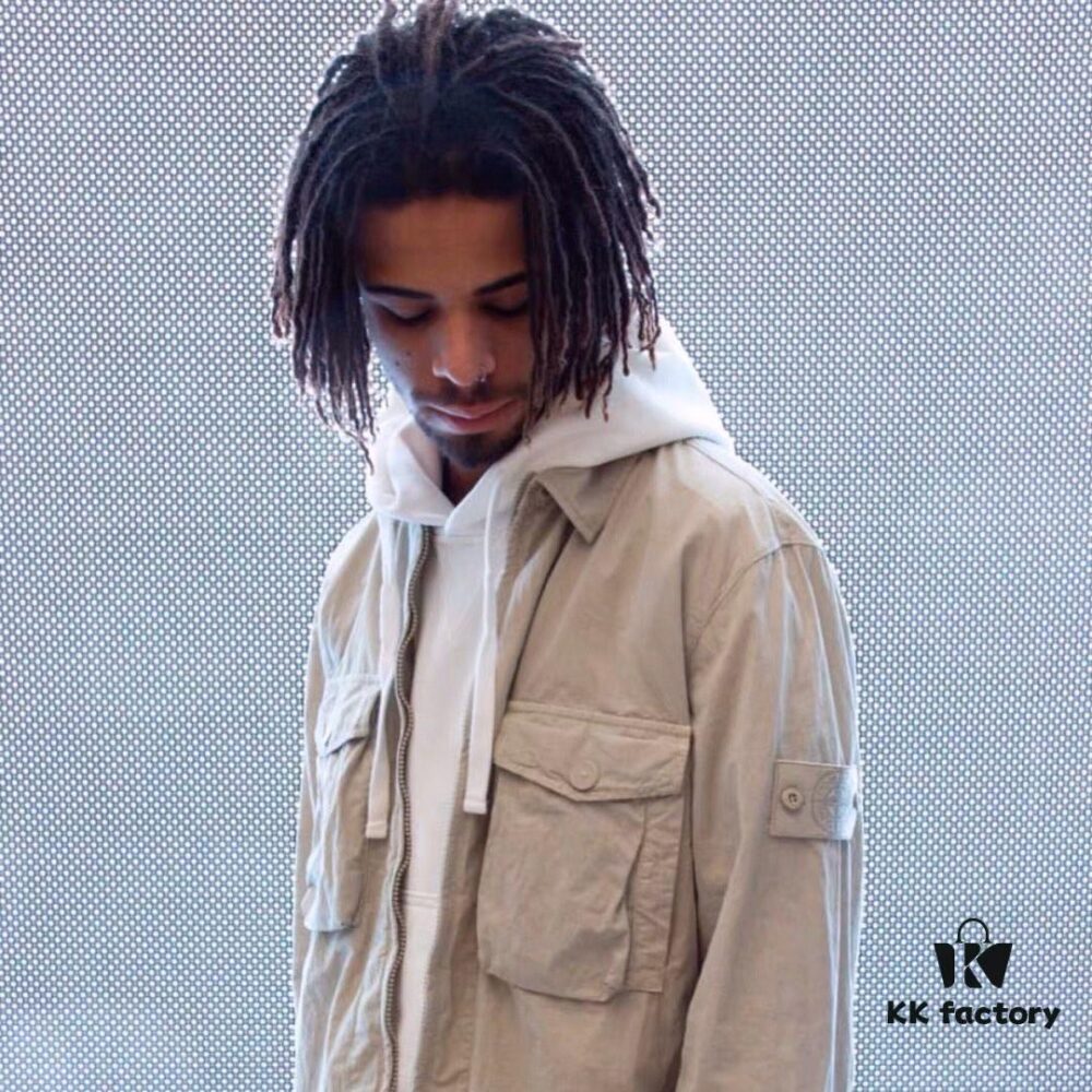 Stone Island Classic Arm Badge Workwear Shirt Jacket