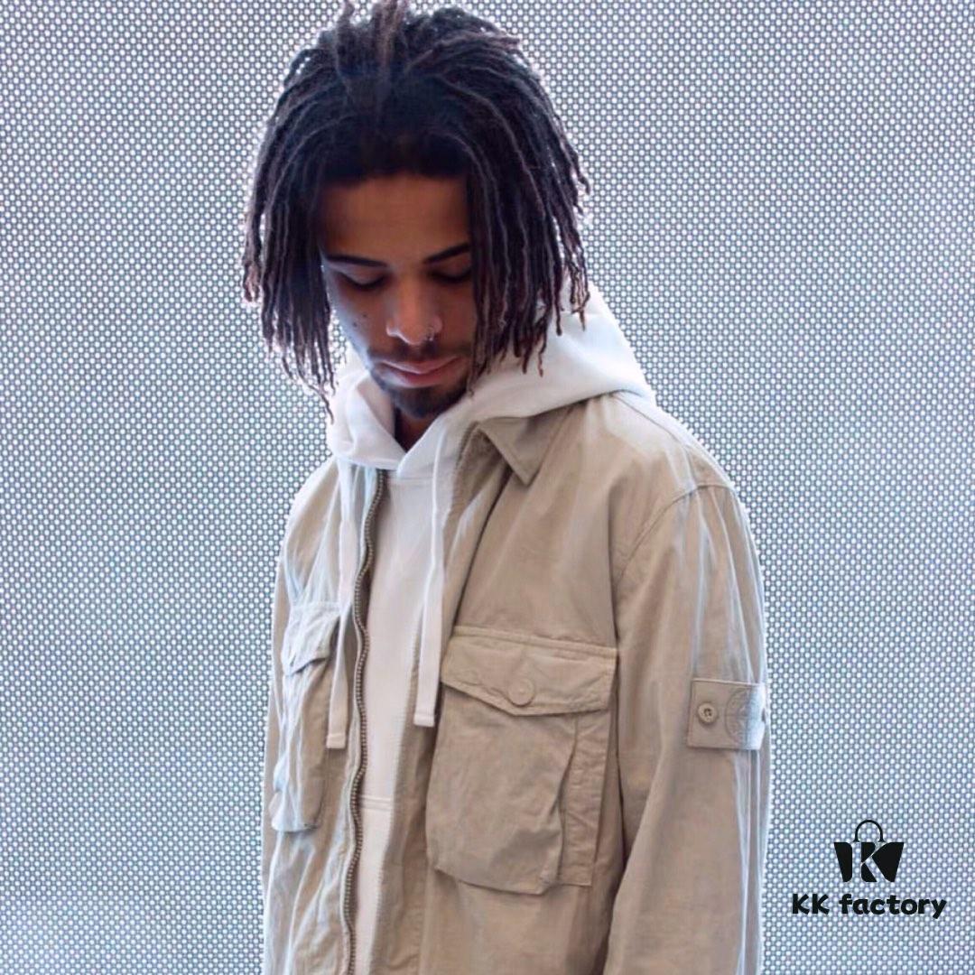 Stone Island Classic Arm Badge Workwear Shirt Jacket