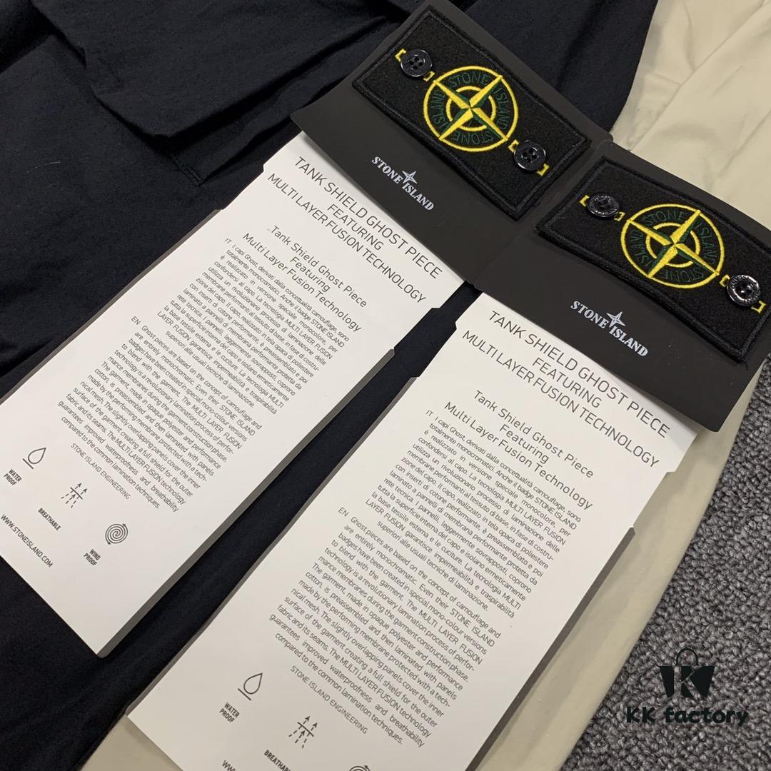 Stone Island Classic Arm Badge Workwear Shirt Jacket