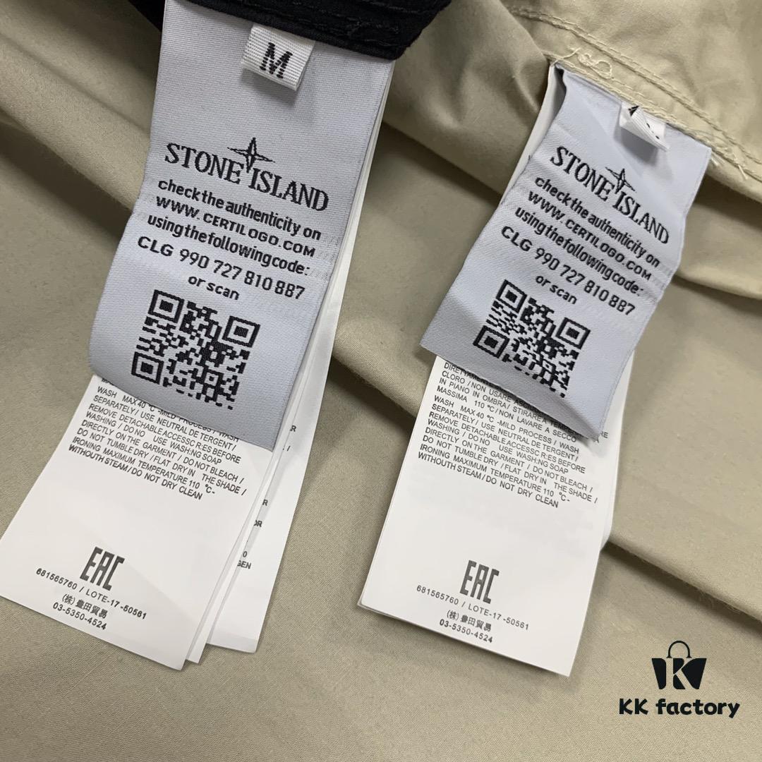 Stone Island Classic Arm Badge Workwear Shirt Jacket