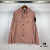 STONE ISLAND Multi-pocket Sleeve Badge Workwear Jacket Long Sleeve Drawstring Hooded Coat M-XXL