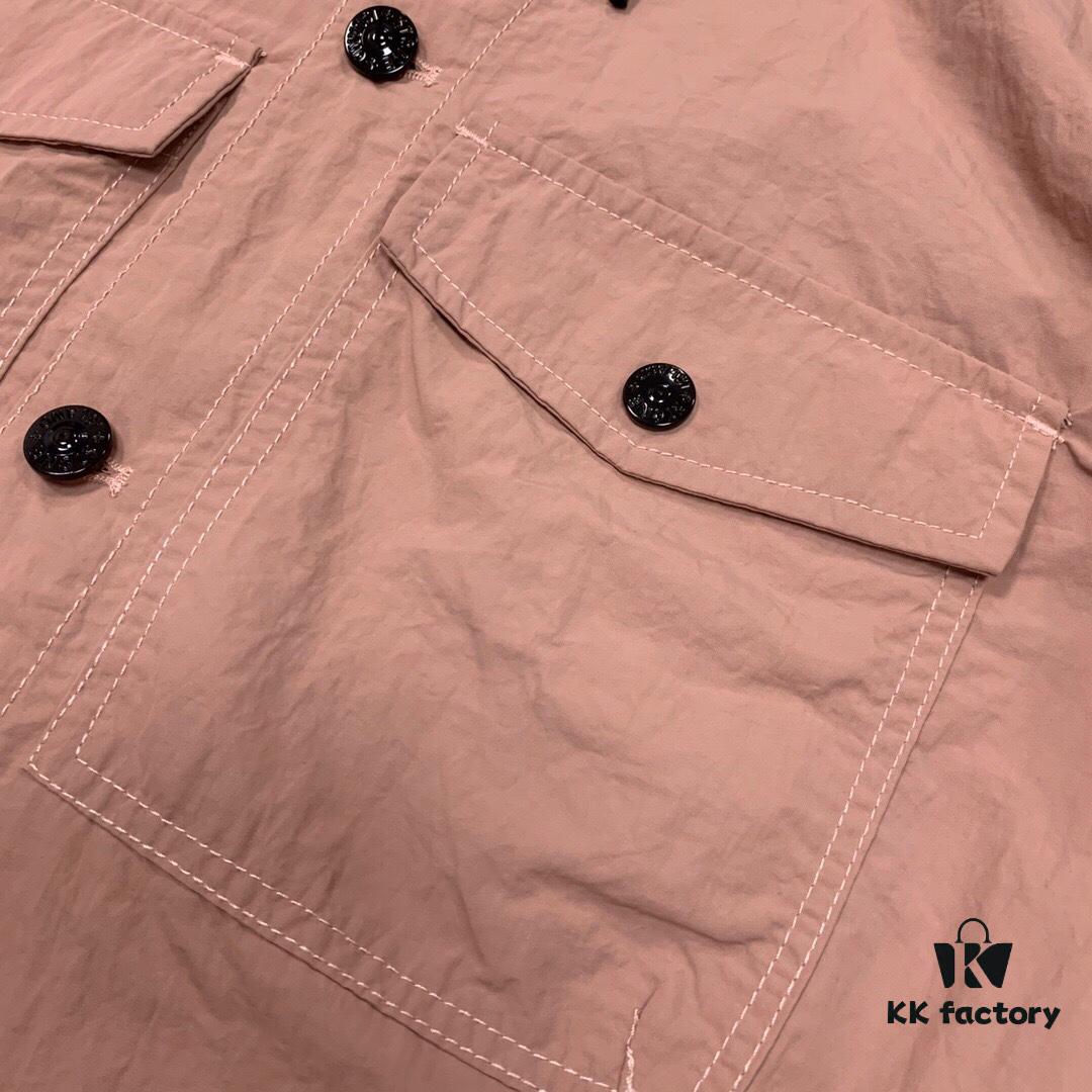 STONE ISLAND Multi-pocket Sleeve Badge Workwear Jacket Long Sleeve Drawstring Hooded Coat M-XXL