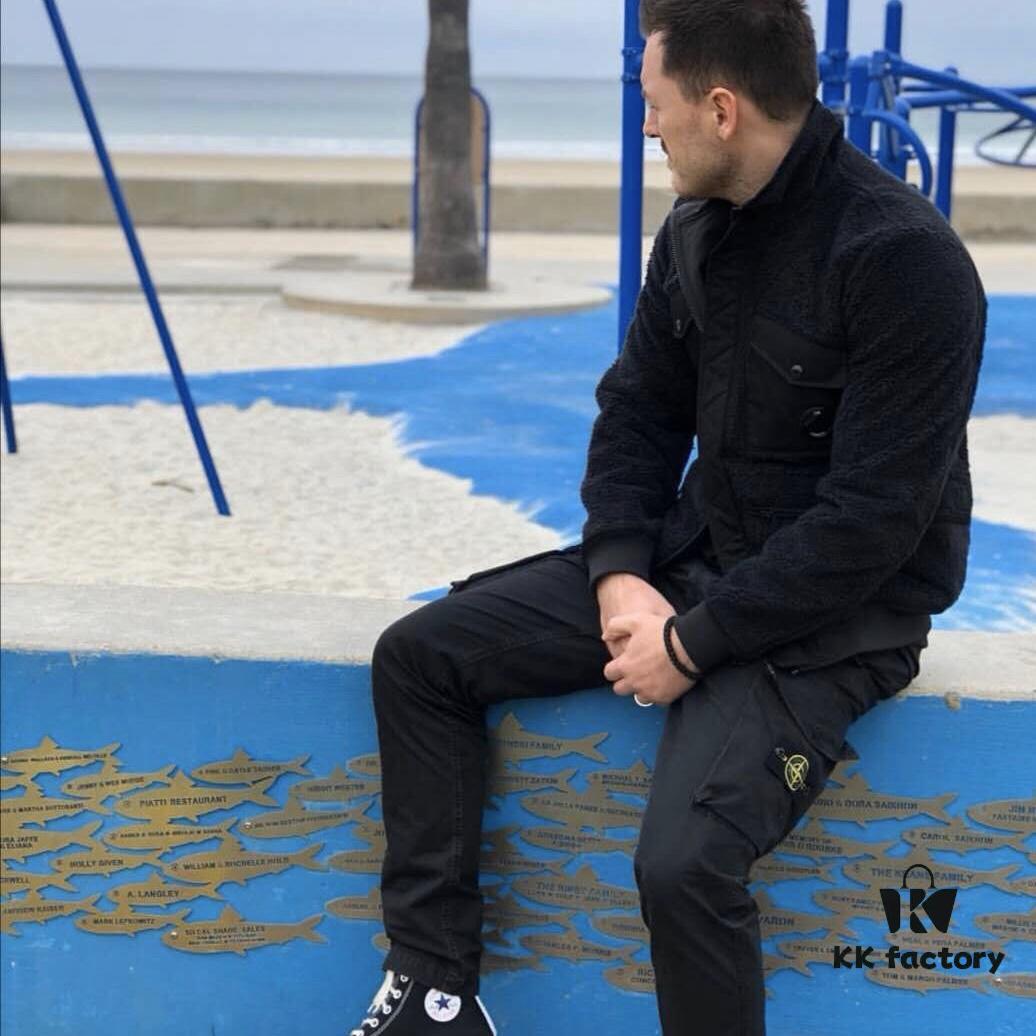 Stone Island Spring 2020 Trendy Multi-Pocket Military Workwear Casual Pants