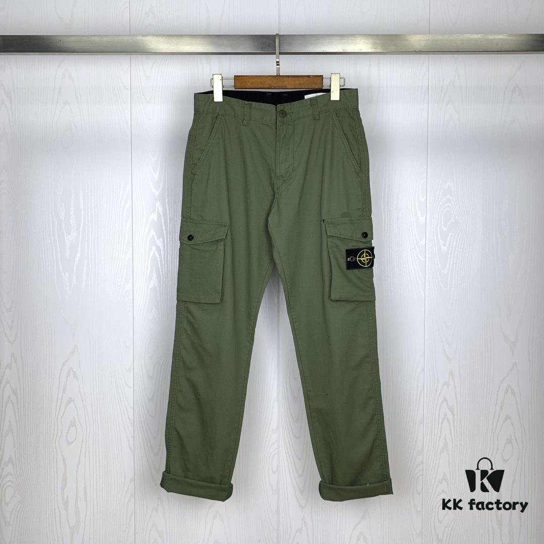 Stone Island Spring 2020 Trendy Multi-Pocket Military Workwear Casual Pants
