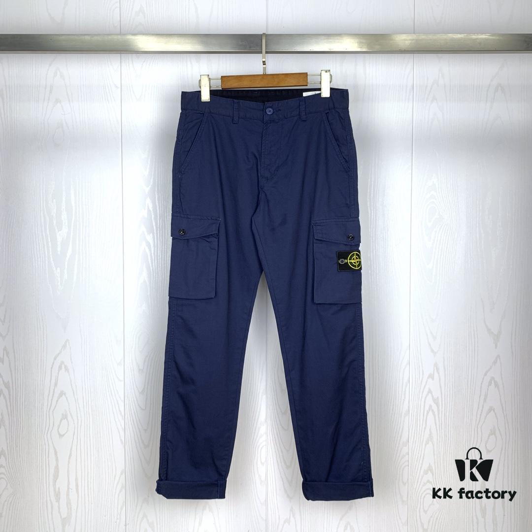 Stone Island Spring 2020 Trendy Multi-Pocket Military Workwear Casual Pants