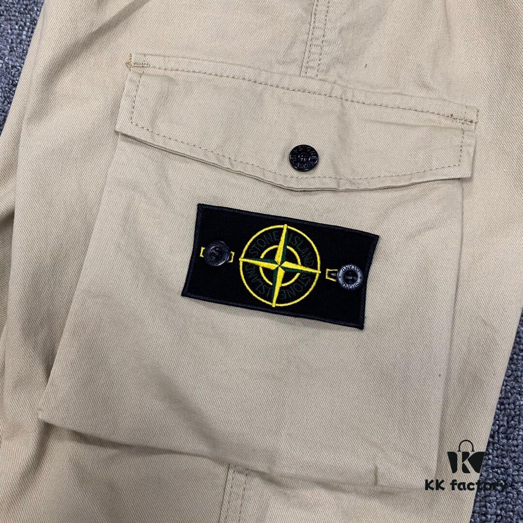 Stone Island Spring 2020 Trendy Multi-Pocket Military Workwear Casual Pants