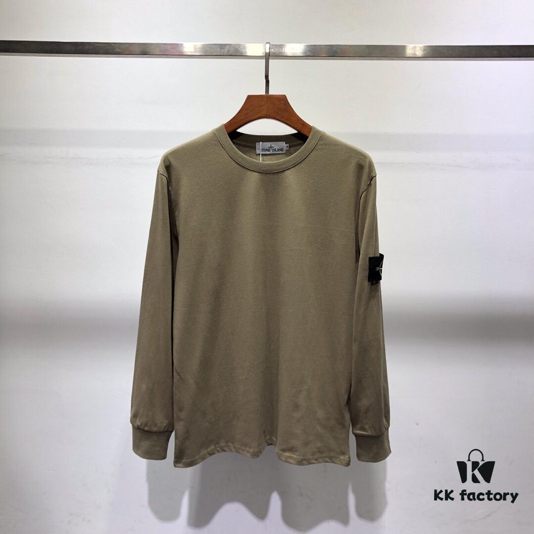 Stone Island Compass Logo Long Sleeve T-Shirt Base Layer