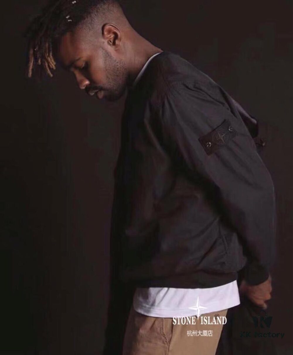 Stone Island 19 Fall/Winter New Arrival Ghost Series Pullover Nylon Lightweight Sweatshirt