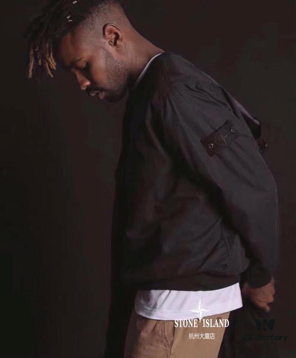 Stone Island 19 Fall/Winter New Arrival Ghost Series Pullover Nylon Lightweight Sweatshirt