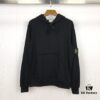 Stone Island 1:1 Cabinet Synchronization Ribbed Panel Classic Compass Badge Loop Fabric Hoodie