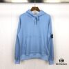 Stone Island 1:1 Cabinet Synchronization Ribbed Panel Classic Compass Badge Loop Fabric Hoodie