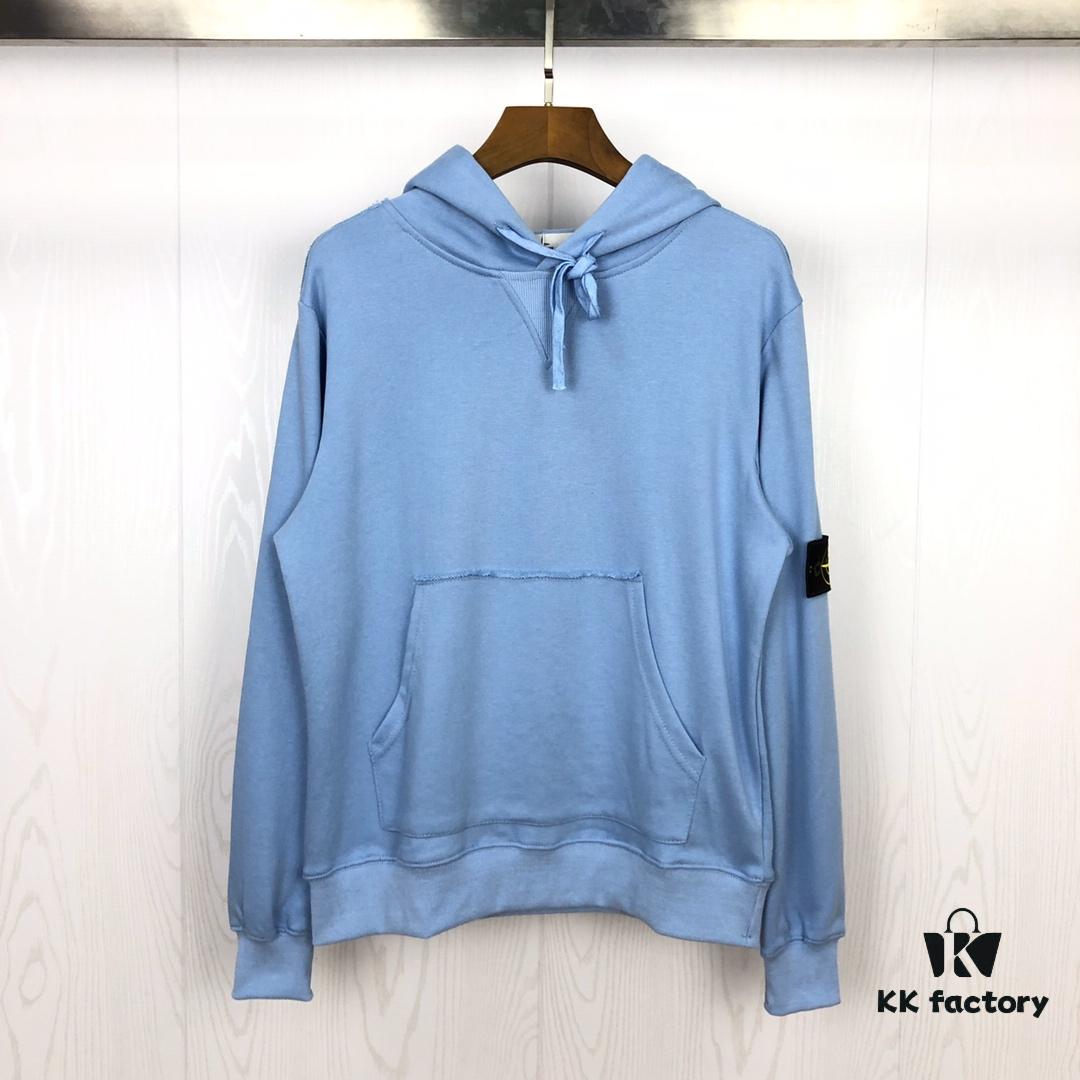 Stone Island 1:1 Cabinet Synchronization Ribbed Panel Classic Compass Badge Loop Fabric Hoodie