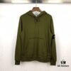 Stone Island 1:1 Cabinet Synchronization Ribbed Panel Classic Compass Badge Loop Fabric Hoodie