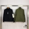 Stone Island 19 Fall/Winter Washed Half-Zip Pullover Jacket