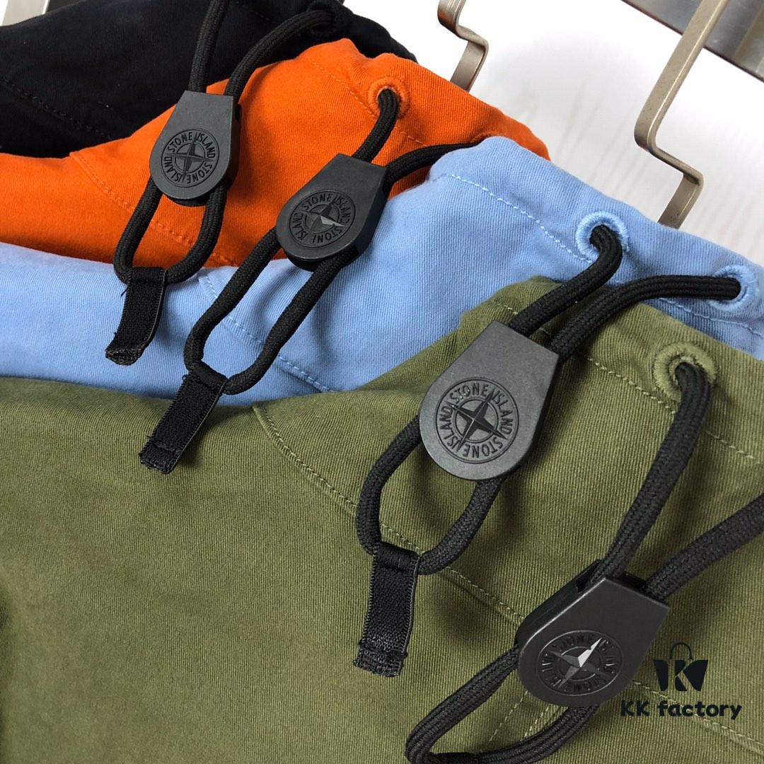 Stone Island 19 Fall/Winter Washed Half-Zip Pullover Jacket