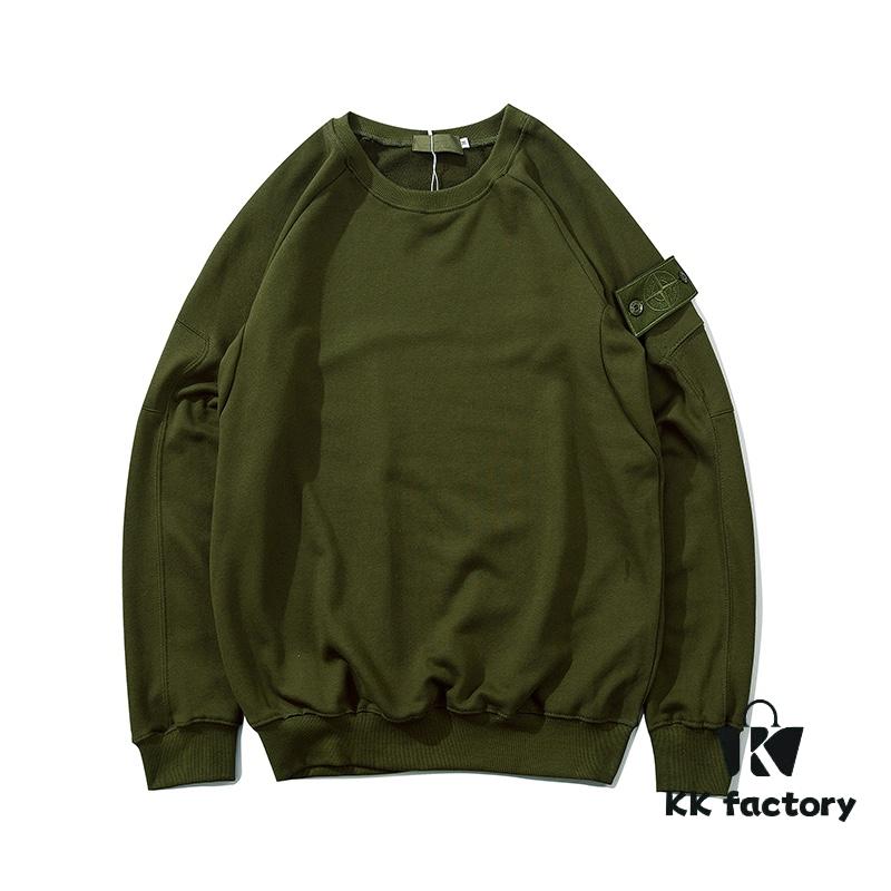 STONE ISLAND Ghost Series Basic Crew Neck Sweatshirt