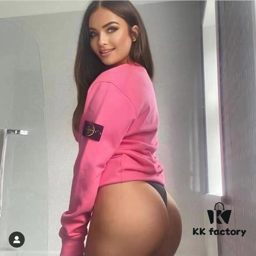 STONE ISLAND 20SS Crew Neck Solid Color Pullover Long Sleeve Lightweight Sweatshirt, Base Layer Top