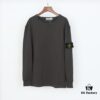 STONE ISLAND 20SS Crew Neck Solid Color Pullover Long Sleeve Lightweight Sweatshirt, Base Layer