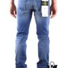 Stone Island Embroidered Compass Logo Washed Jeans