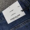 Stone Island Embroidered Compass Logo Washed Jeans