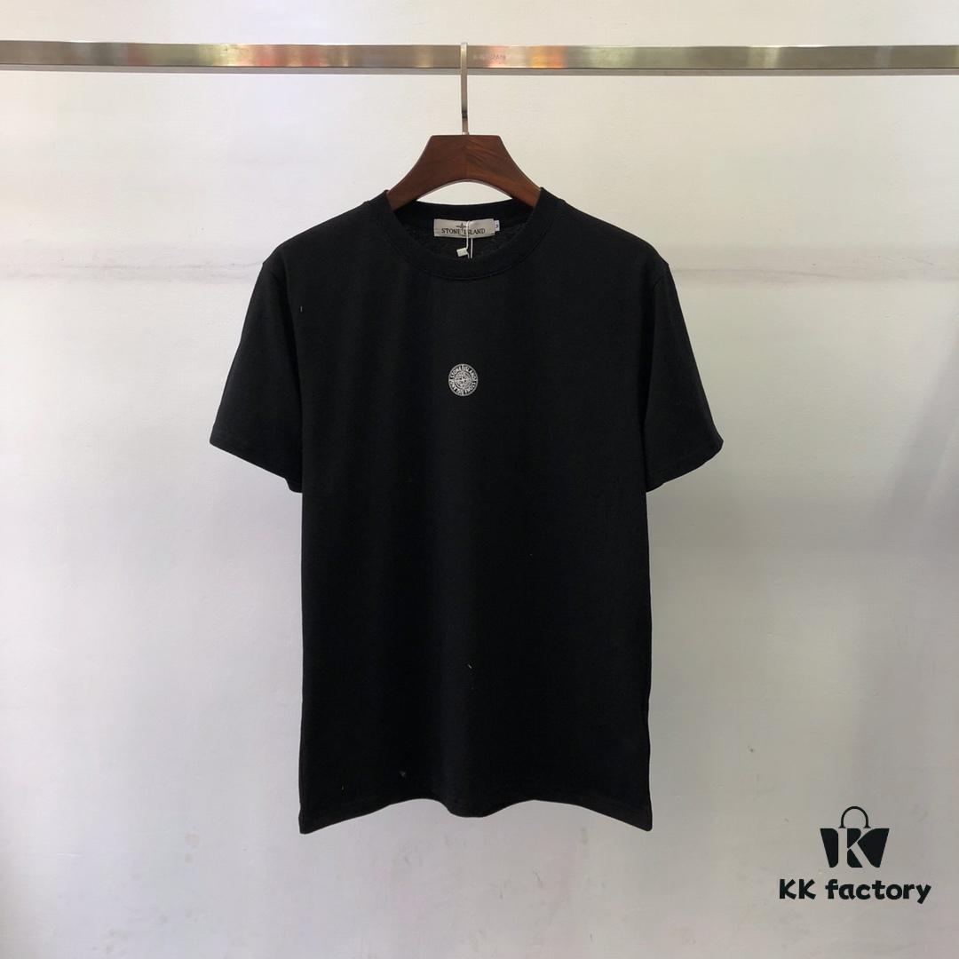 Stone Island 18FW Letter Logo Classic Short Sleeve T-Shirt