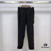 STONE ISLAND Nylon Metallic Casual Tactical Pants with Drawstring Hem