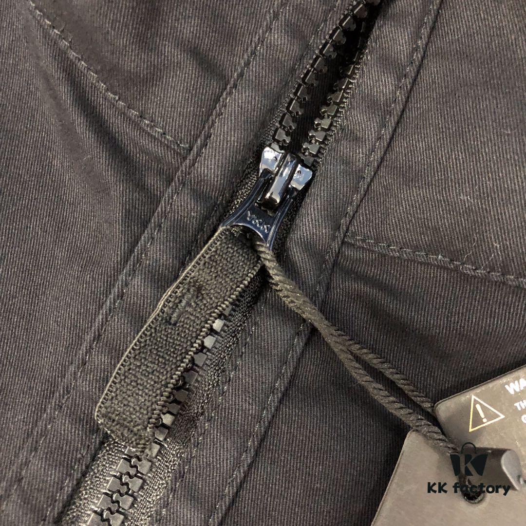 Stone Island 19 Fall/Winter Washed Half-Zip Pullover Jacket