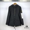 Stone Island Autumn/Winter New Functional Windproof Hooded Jacket Coat with Fish-Tail Design