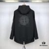 Stone Island Autumn/Winter New Functional Windproof Hooded Jacket Coat with Fish-Tail Design