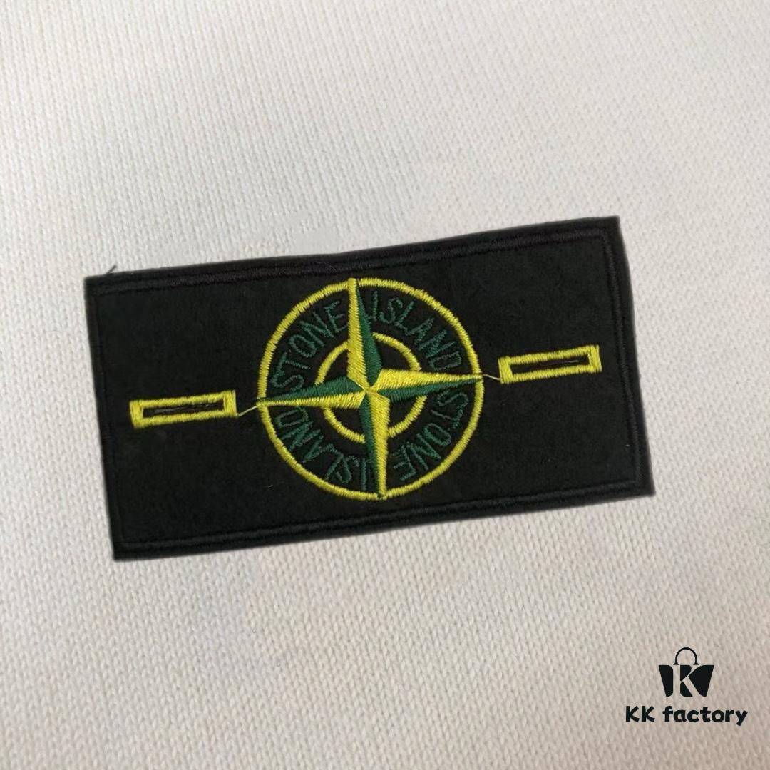 STONE ISLAND Men's Casual Pullover Knit Sweater - Exclusive New Arrival, High-End Design, Urban Style, Classic Round Neck Base Layer