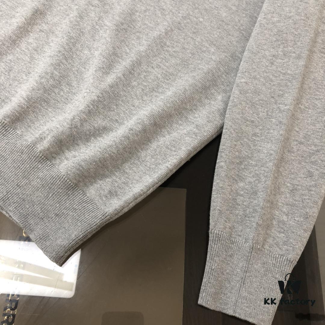 STONE ISLAND Men's Casual Crew-Neck Knit Sweater – Exclusive New Arrival, High-End Custom Design, Urban Style, Minimalist and Elegant Base Layer with Signature Compass Logo Embroidery