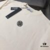 STONE ISLAND Men's Casual Knit Pullover Sweater - Premium Custom Fit, Minimalist Round Neck Design with Iconic Compass Logo Embroidery