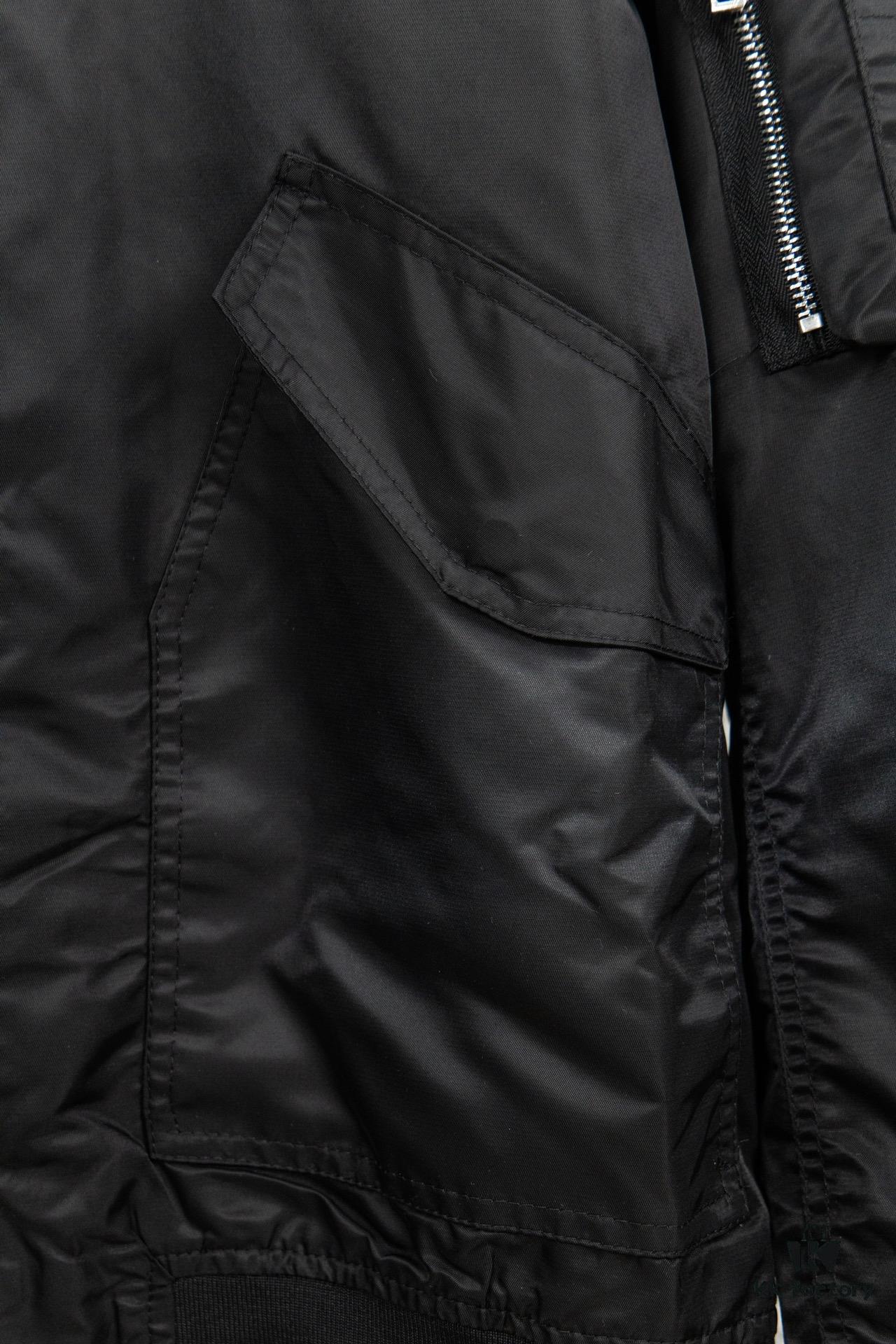 VALENTINO GARAVANI VLogo Signature Men's Bomber Pilot Jacket with Relaxed Shoulder and Tailored Short Fit