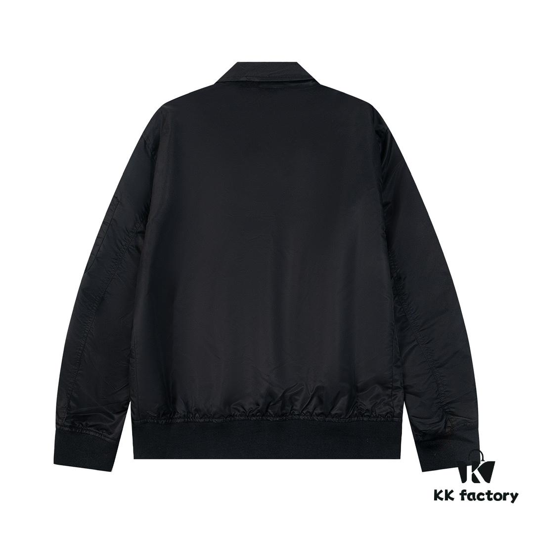 VALENTINO GARAVANI VLogo Signature Men's Bomber Jacket - Pilot Style with Drop Shoulder Design