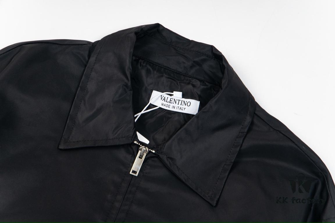 VALENTINO GARAVANI VLogo Signature Men's Bomber Jacket - Pilot Style with Drop Shoulder Design