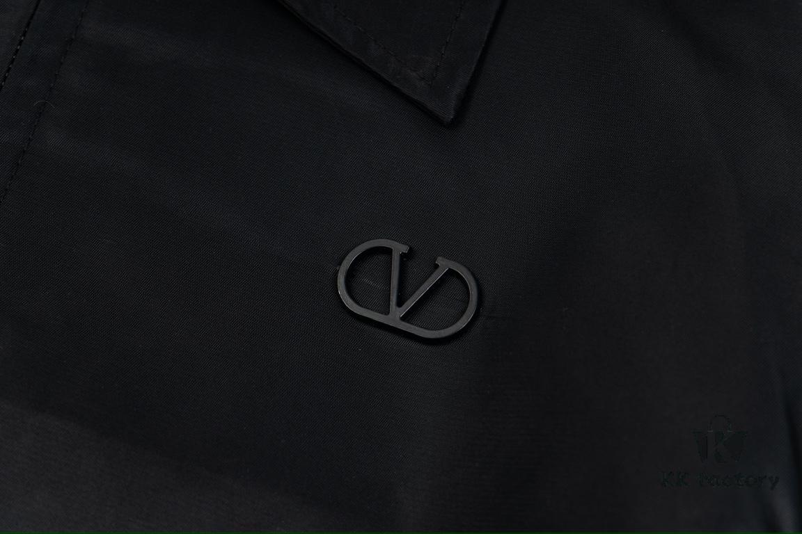 VALENTINO GARAVANI VLogo Signature Men's Bomber Jacket - Pilot Style with Drop Shoulder Design