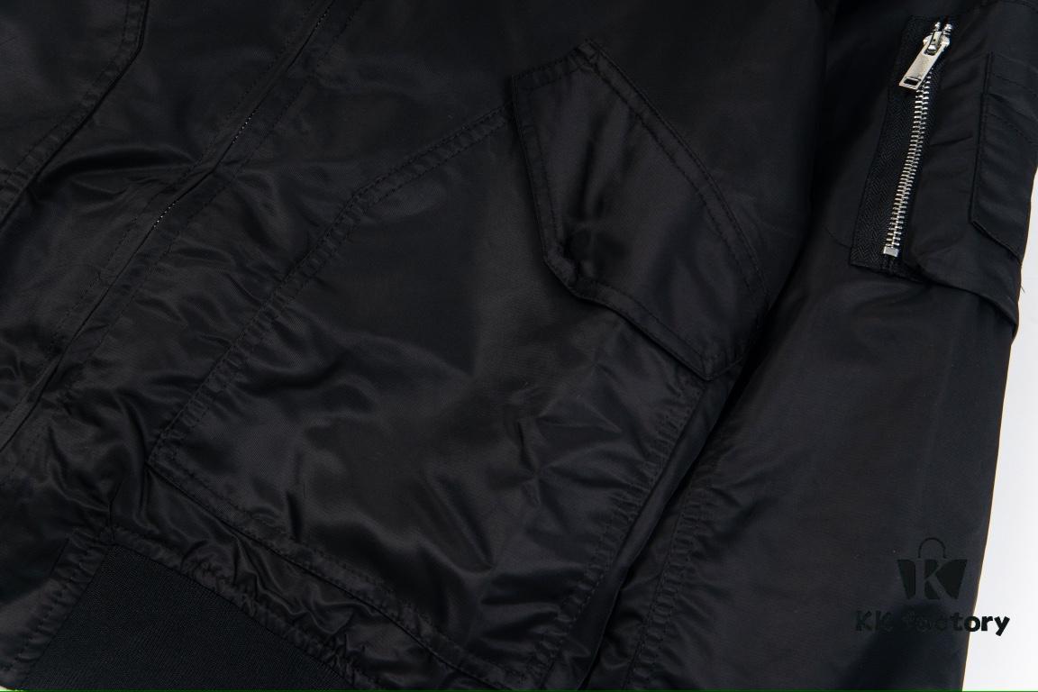 VALENTINO GARAVANI VLogo Signature Men's Bomber Jacket - Pilot Style with Drop Shoulder Design