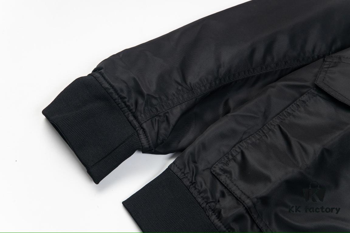 VALENTINO GARAVANI VLogo Signature Men's Bomber Jacket - Pilot Style with Drop Shoulder Design