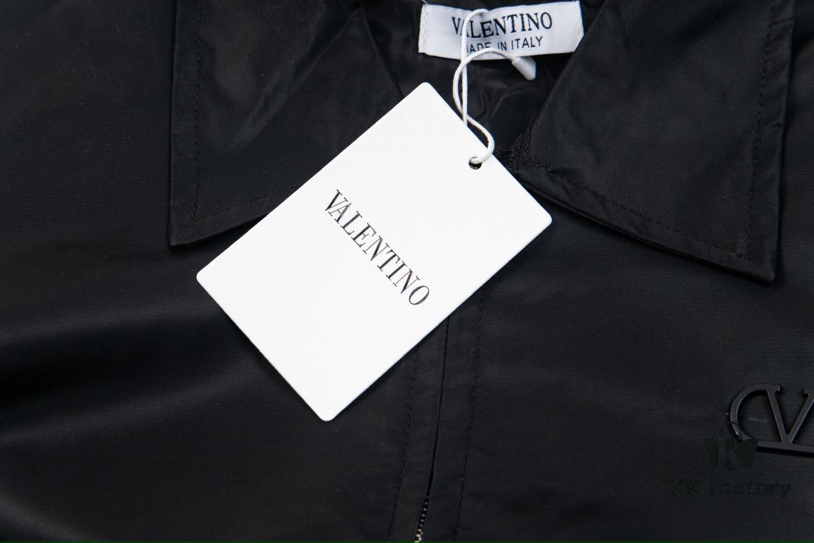 VALENTINO GARAVANI VLogo Signature Men's Bomber Jacket - Pilot Style with Drop Shoulder Design