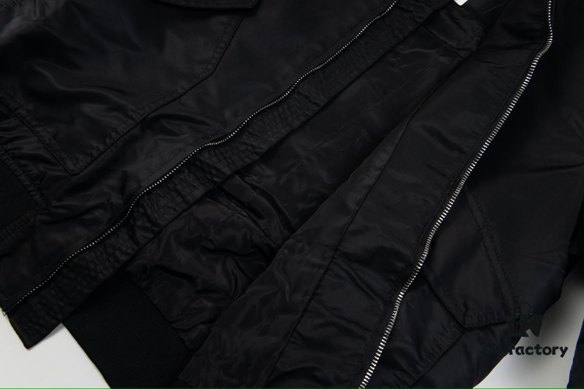 VALENTINO GARAVANI VLogo Signature Men's Bomber Jacket - Pilot Style with Drop Shoulder Design