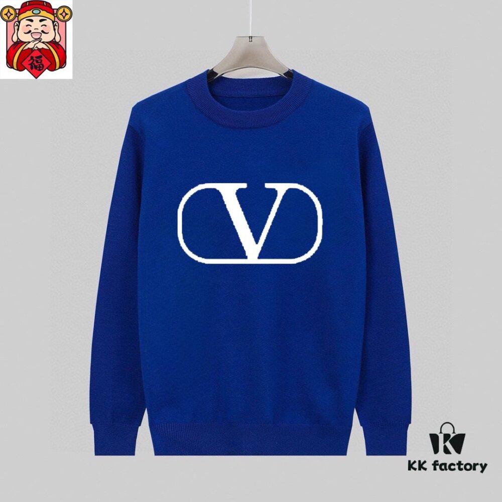 VALENTINO Fall/Winter Classic Crew Neck Wool Pullover Sweater