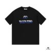 VALENTINO New 3D Thick Cotton T-Shirt with Flocked Print