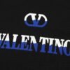 VALENTINO New 3D Thick Cotton T-Shirt with Flocked Print