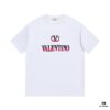 VALENTINO New 3D Thick Cotton T-Shirt with Flocked Print