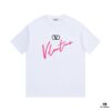 VALENTINO New 3D Thick Print Short Sleeve T-Shirt