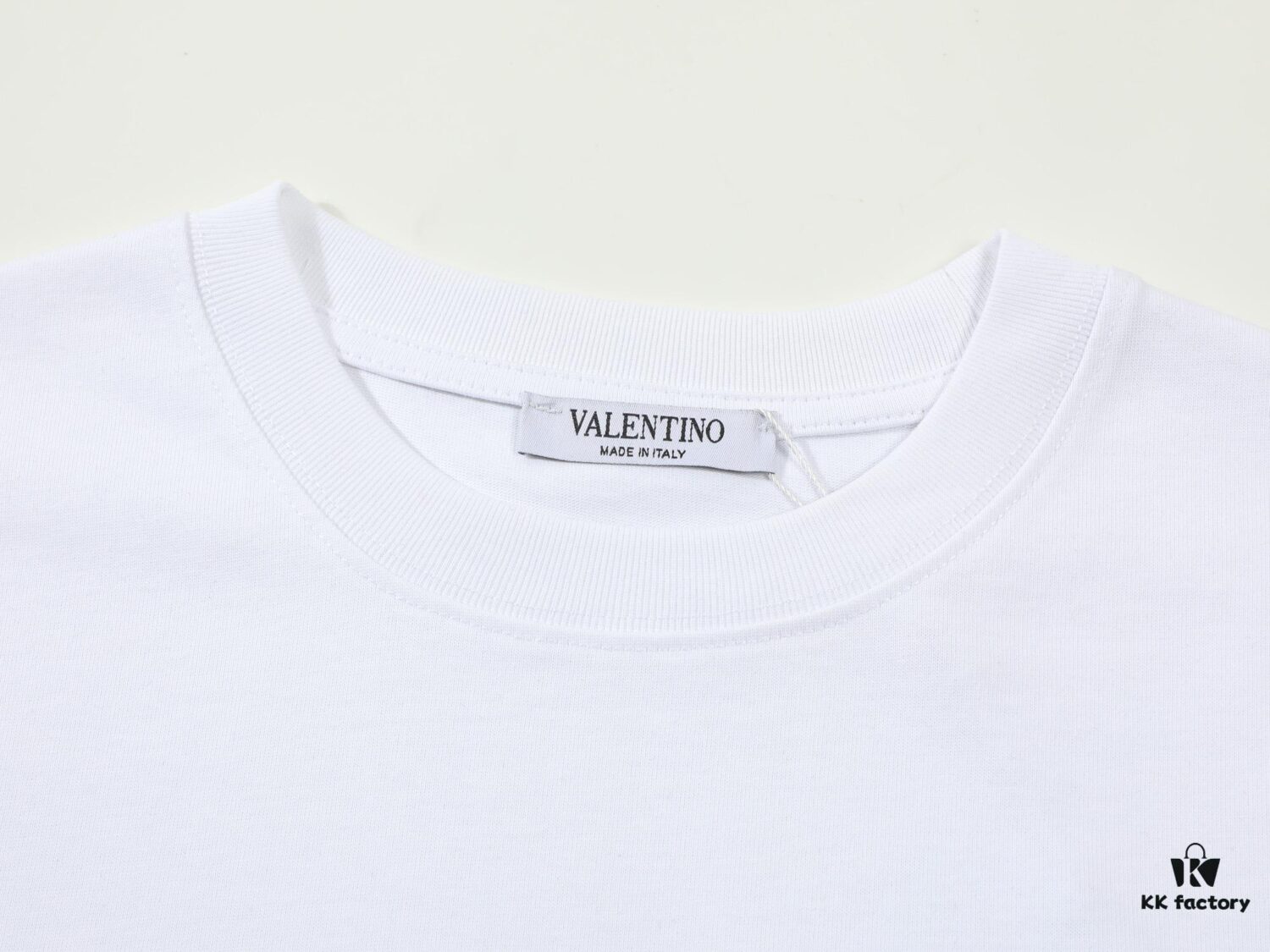 VALENTINO New 3D Thick Print Short Sleeve T-Shirt